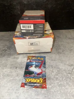 43 Packs Pokemon TCG Scarlet & Violet SURGING SPARKS Sealed Booster 36+6 +1 Box - Image 4
