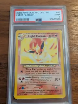 Pokemon Neo Destiny Light Flareon PSA 9 - Image 1
