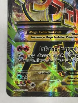 Pokemon TCG M Houndoom EX 154/162 Breakthrough Full Art Ultra Rare Holo | LP-NM - Image 5