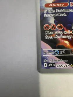 Pokemon TCG Ethan’s Magcargo 222/217 Illustration Rare Ascended Heroes Near Mint - Image 2