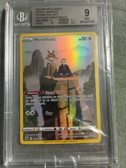 2022 Pokemon Astral Radiance Hoothoot TG12 BGS 9 - Image 1