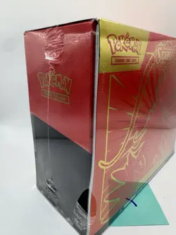 Pokemon Scarlet and Violet ETB Koraidon Box A - Tear In Plastic - Image 2