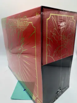Pokemon Scarlet and Violet ETB Koraidon Box A - Tear In Plastic - Image 3