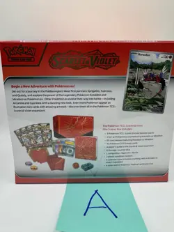 Pokemon Scarlet and Violet ETB Koraidon Box A - Tear In Plastic - Image 4