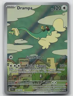 Drampa 184/162 Illustration Rare Temporal Forces Pokemon Near Mint - Image 1