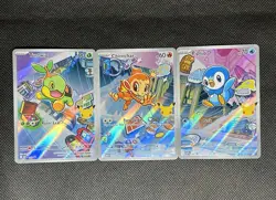 Gen 4 Sinnoh Starters First Partner Illustration Collection Series 1 Pokemon TCG - Image 1