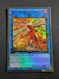 Yugioh - Sky Striker Ace - Kagari MAGO-EN038 1st (Alt) Premium Gold Rare NM - Image 1
