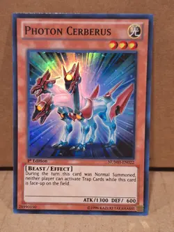 Photon Cerberus - NUMH-EN022 - Super Rare Yugioh! Holo Foil Nice! - Image 1