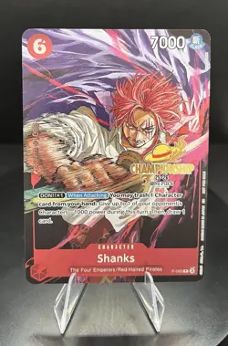 Shanks (CS 25-26 Event Pack) P-083 One Piece Promotion Cards Foil - Image 1