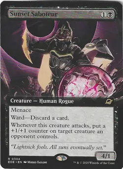 MTG: Sunset Saboteur - Edge of Eternities - Extended Art - EOE Magic - R 0334 - Image 3