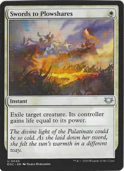 MTG: Swords to Plowshares - Edge of Eternities - Regular - EOC Magic - U 0045 - Image 2
