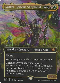 MTG: Szarel, Genesis Shepherd - Borderless Foil - EOC Magic - M 0004 - Image 2