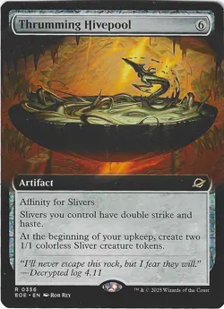 MTG: Thrumming Hivepool - Edge of Eternities - Extended Art - EOE Magic - R 0356 - Image 2