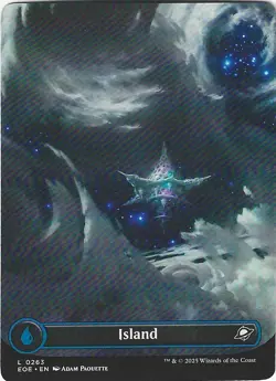 MTG: Island - Edge of Eternities - Borderless Regular - EOE Magic - R 0263 - Image 2