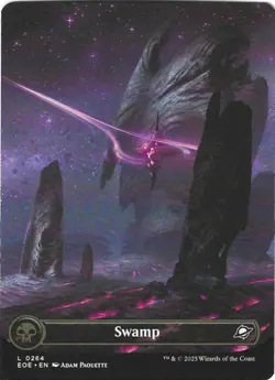 MTG: Swamp - Edge of Eternities - Borderless Regular - EOE Magic - R 0264 - Image 2