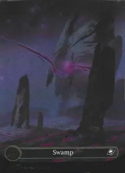 MTG: Swamp - Edge of Eternities - Borderless Galaxy Foil - EOE Magic - R 0369 - Image 2