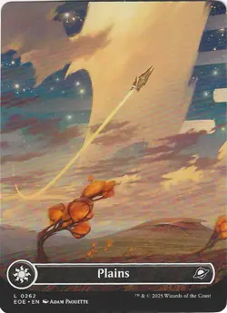 MTG: Plains - Edge of Eternities - Borderless - EOE Magic - R 0262 - Image 2