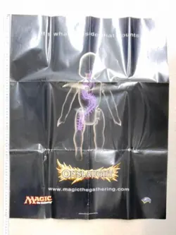 Onslaught MTG Promotional Poster Magic The Gathering Used Collectible - Image 1