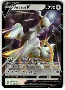 Pokemon Arceus V - 122/172 - Ultra Rare NM-Mint Brilliant Stars - Image 1