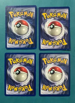 Pokemon TCG: Jungle Set Lot with Weepinbell, Regular, English, HP (4 Cards) - Image 2