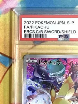 PSA 10 - Pikachu - 323/S-P : Sword & Shield Promos Holo Japanese Pokemon - Image 2