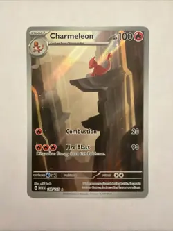 Pokemon TCG Charmeleon Scarlet Violet-151 Illustration Rare Card 169/165 - Image 1