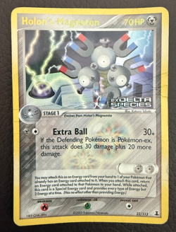 Holon's Magneton Pokemon Card - 22/113 Delta Species Reverse Holo (2005) - Image 1