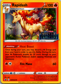 Rapidash - (Prerelease) Holo Promo SWSH: Sword & Shield Promo Cards SWSH270 NM - Image 1