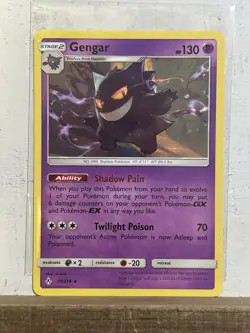 👻👻 Gengar 70/214 Sm-Unbroken Bonds Rare Pokemon Card -LP - Image 2