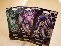 Gundam Card Game - Phantom Aria GD04 - Lot Of 3 Sleeved Boosters FACTORY SEALED - Image 2