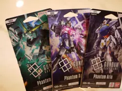 Gundam Card Game - Phantom Aria GD04 - Lot Of 3 Sleeved Boosters FACTORY SEALED - Image 3