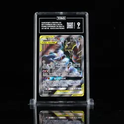 Garchomp & Giratina GX SM193 TAG 9 Full Art Holo Pokemon Card - Image 1