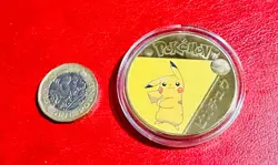 Beautiful Pokemon Pikachu Collectable Commemorative Coins Card (Small Defect) - Image 3