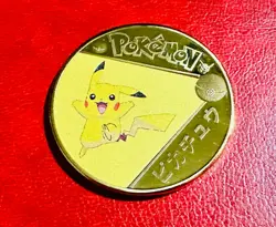 Beautiful Pokemon Pikachu Collectable Commemorative Coins Card (Small Defect) - Image 4