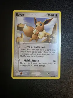 Pokemon Eevee TCG Card 63/100 Sandstorm Regular Non-Holo LP - Image 1