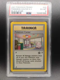 Pokemon Center New York #40 || Black Star Promo || PSA 6 || 2001 - Image 1