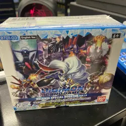 NEW BANDAI DIGIMON CARD GAME RELEASE SPECIAL BOOSTER VER 1.0 BOX 24PACKS BT01-03 811039034320 - Image 1