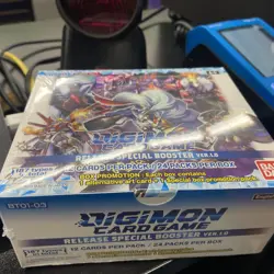 NEW BANDAI DIGIMON CARD GAME RELEASE SPECIAL BOOSTER VER 1.0 BOX 24PACKS BT01-03 811039034320 - Image 2