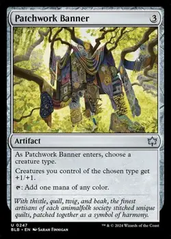 Patchwork Banner BLB NM MTG - Image 1