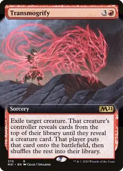 Transmogrify - Extended Art Core Set 2021 LP MTG - Image 1