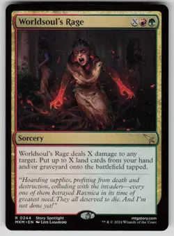 Worldsoul's Rage Normal R Murders at Karlov Manor 244 NM - Image 1