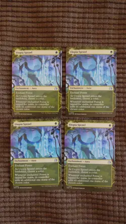 Magic: the Gathering / MtG Utopia Sprawl x4 Enchanting Tales - Image 1