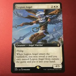 MTG Legion Angel (Extended Art) (318) | NM | Zendikar Rising {ZNR} - Image 1