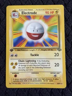 Pokemon TCG Electrode 18/64 1st Edition Jungle Rare Vintage WOTC - Image 1