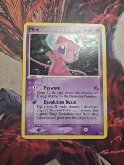 Pokemon 2006 Nintendo Mew 040 Promo Holo 50 HP Trainer's Challenge Card MP - Image 1