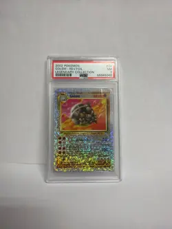 2002 POKEMON LEGENDARY COLLECTION #24 GOLEM-REVERSE FOIL PSA 7 - Image 1