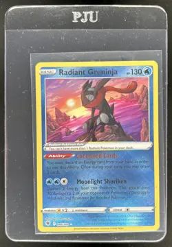 2022 Pokemon SWSH Astral Radiance Radiant Greninja #046/189 - Image 1