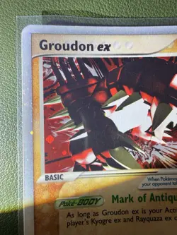 Pokemon Company Groudon ex 93/101 EX Hidden Legends Holo Rare 100 HP - Image 2