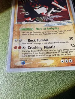 Pokemon Company Groudon ex 93/101 EX Hidden Legends Holo Rare 100 HP - Image 4