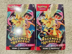 TWO – POKEMON MEGA EVOLUTION ASCENDED HEROES BOOSTER BUNDLES (READ DESCRIPTION) - Image 1